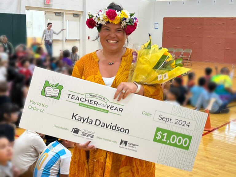 Regional Teacher of the Year 2025 Kayla Davidson