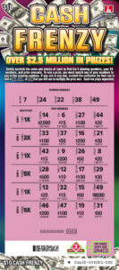 Cash Frenzy scratched