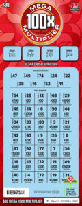 Mega 100X Multiplier scratched