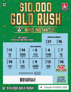 10000 Gold Rush scratched
