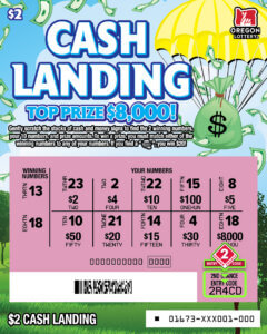 Cash Landing scratched