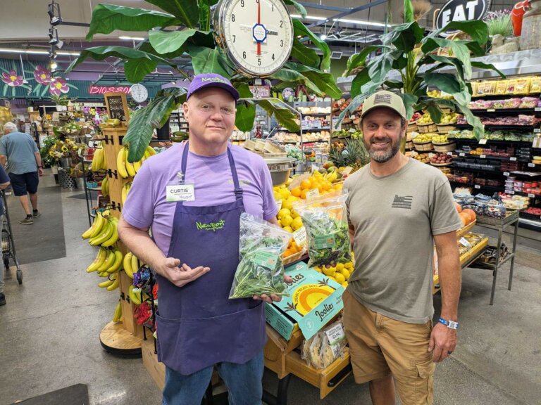 COVR grown produce for sale in a Central Oregon grocery store